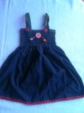 Vestido Jeans Infantil c/ Bordado